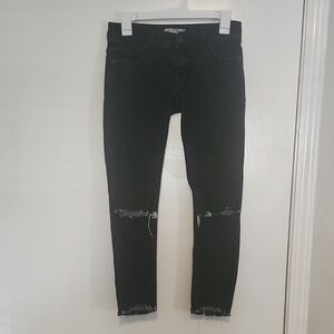 Free People Black Denim Jeans